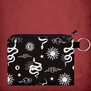 SALE Goth Celestial Snake Coin Purse